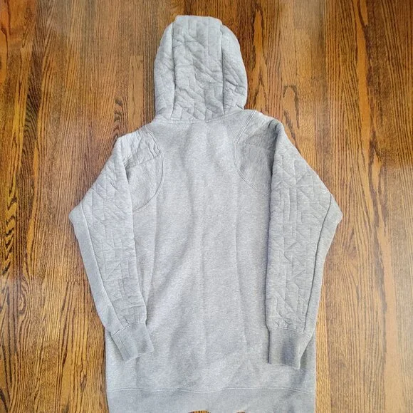 Nike Sportswear Gray Long Hoodie Women's Small Full Zip - Picture 9 of 12